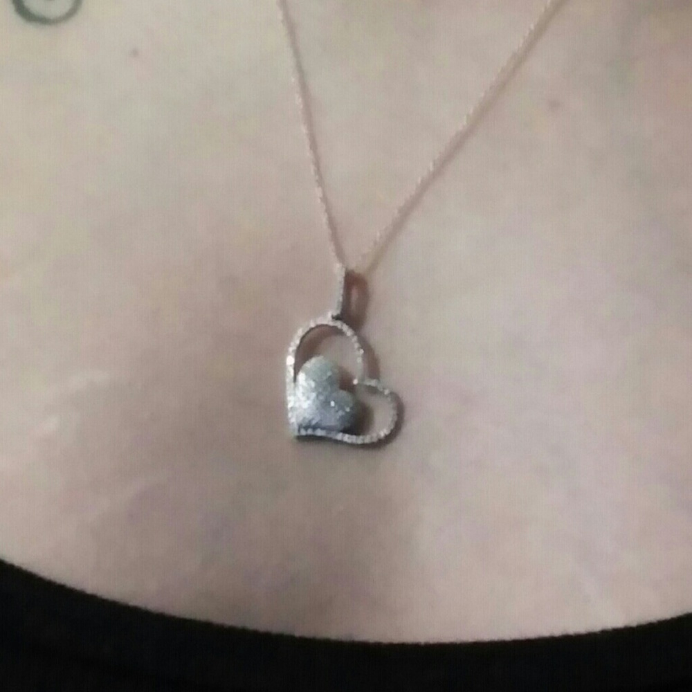 Zales rose gold diamond necklace - Picture 2 of 2